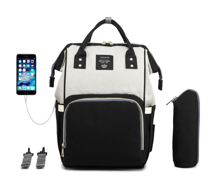 Large Capacity Diaper Bag Mummy Nursing Nappy Backpacks Travel Baby 19