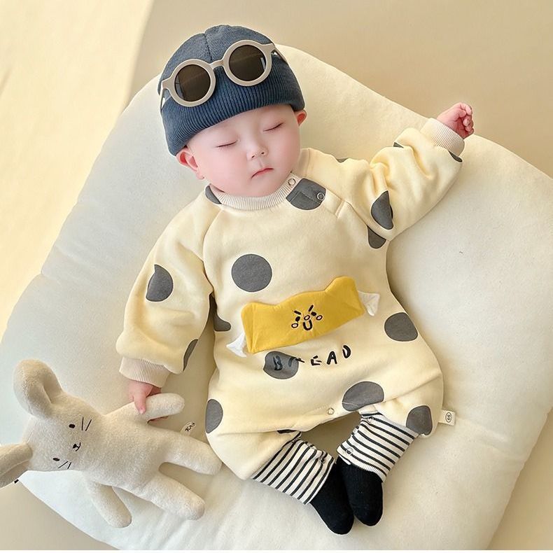 Baby Spring And Autumn Onesie Newborn Long-sleeve Romper 10