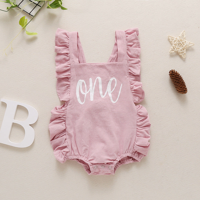 Infant Multicolor Bellyband Jumpsuit Romper 8