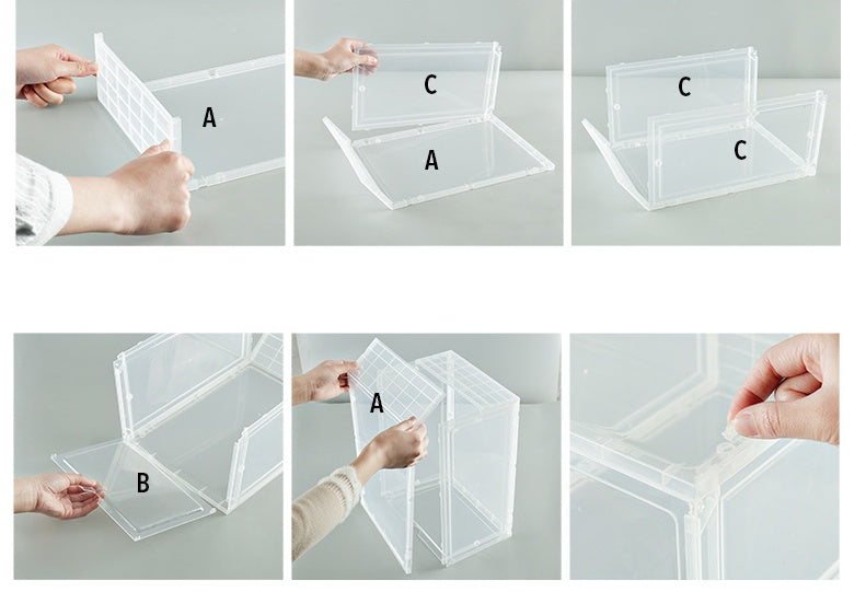 Sneaker Storage Box Shoe Cabinet 6