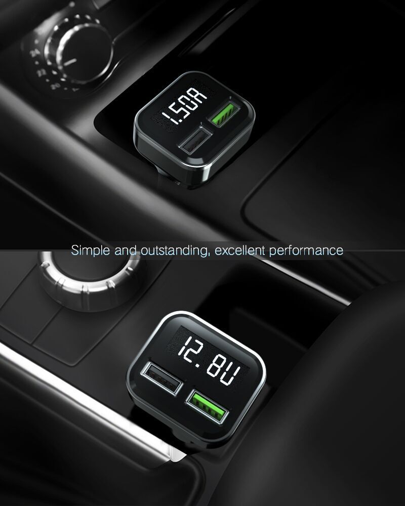 Car charger with display 7