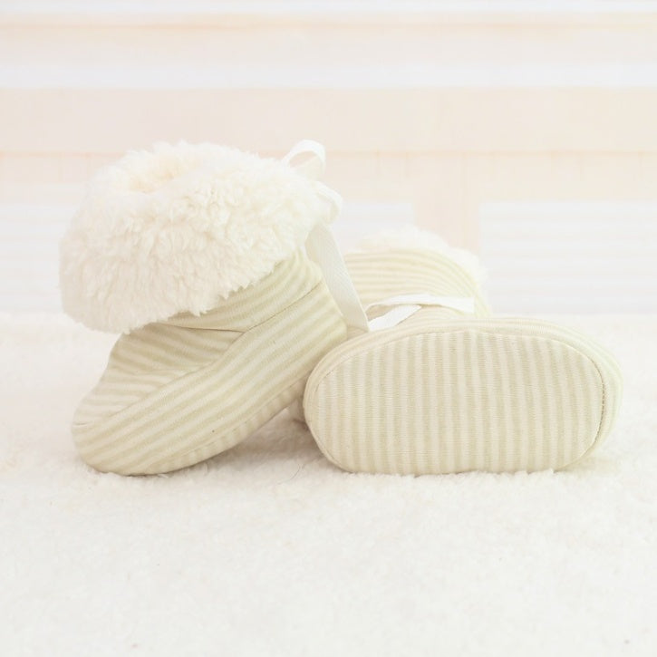 New style Baby Shoes Infant Soft Soled Footwear for Newborns Winter Toddler Keep Warm Print First Walkers Shoes for babies kids 6