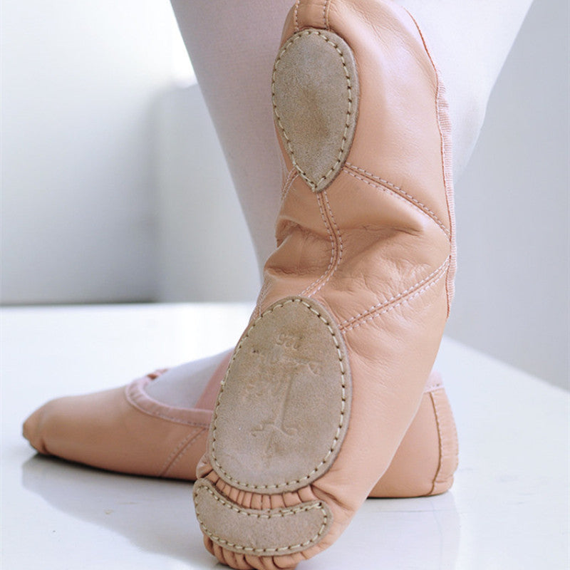 Full-leather Dance Soft-soled Practice Ballet Shoes 2