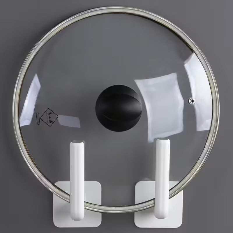 4-Pack: Adhesive Toilet Paper Holder, Wall Mount, White & Black 5
