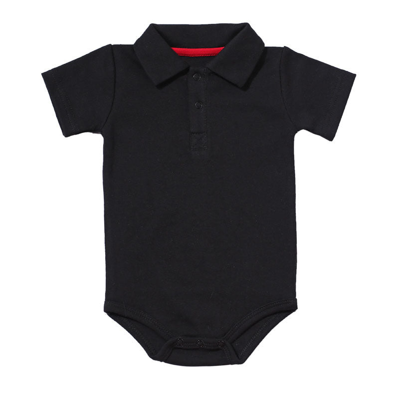Lapel baby onesies 7