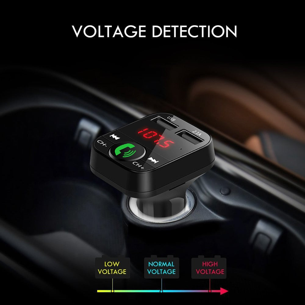 FM transmitter car charger receiver 2