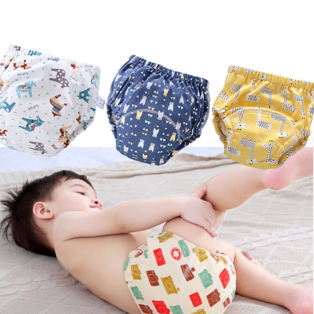 Baby washable 6-layer gauze training pants 1