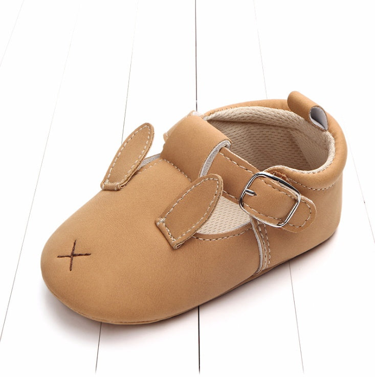 Spring and autumn cartoon animal baby shoes matte leather non-slip soft bottom baby shoes wholesale 0884 20