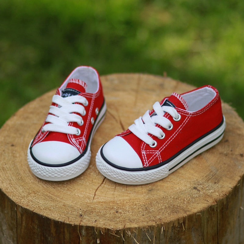 Canvas Shoes Non-slip Casual Shoes Student Parent-child Shoes New Baby Shoes White Shoes 1