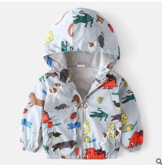 Boy jacket casual hooded jacket 8