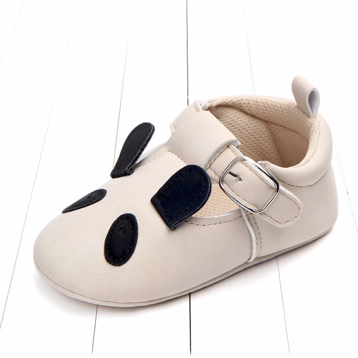 Spring and autumn cartoon animal baby shoes matte leather non-slip soft bottom baby shoes wholesale 0884 5