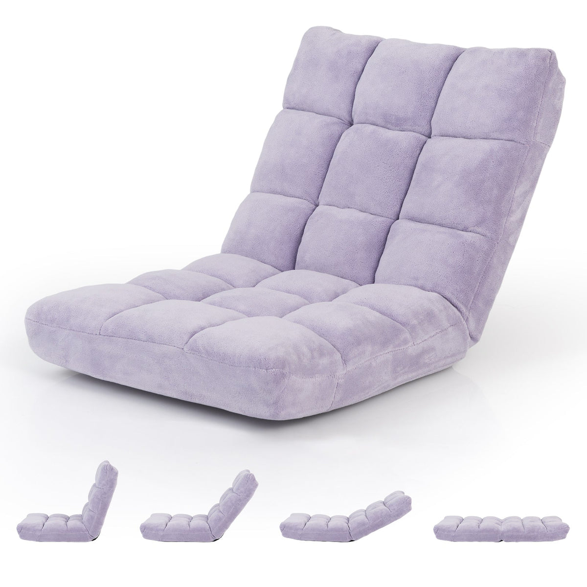 Adjustable 14-position Cushioned Floor Chair 18