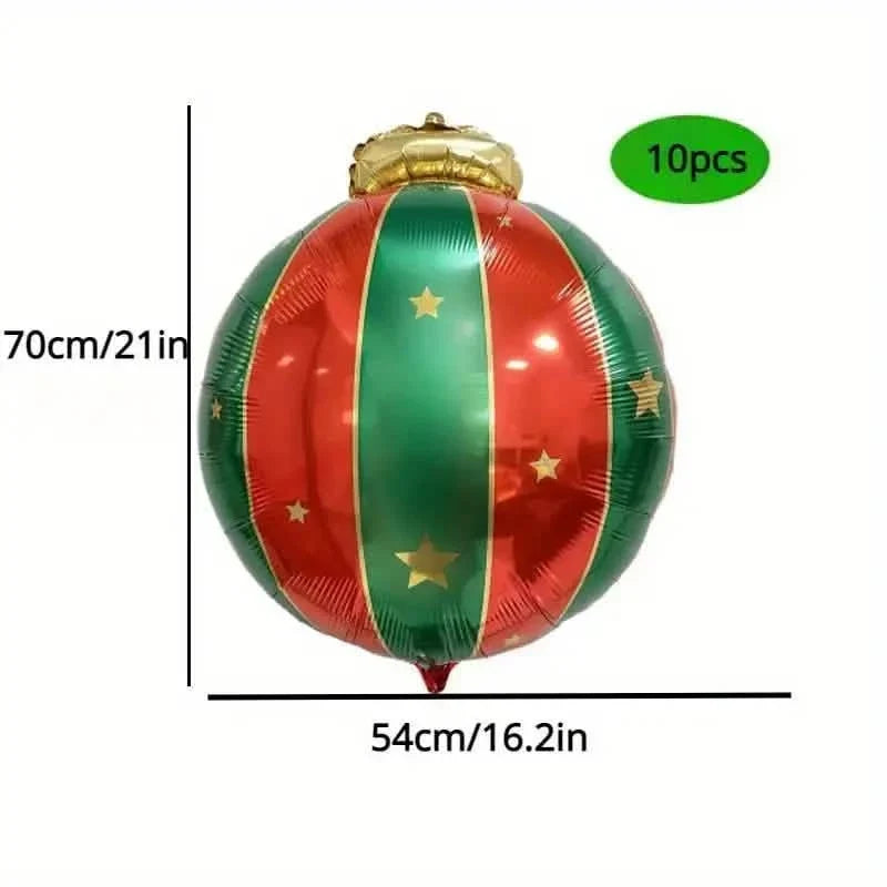 15-Pieces: Giant Shatterproof Christmas Hanging Ball Decorations 8