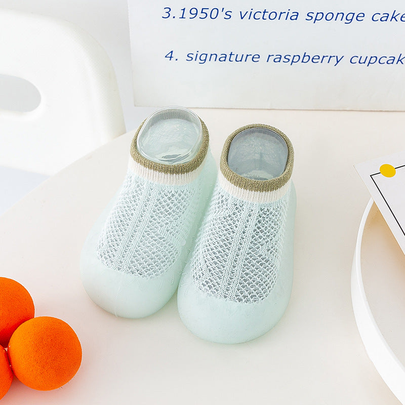 Children's Mesh Anti-mosquito Sock Shoes Baby Summer Baby Non-slip Room Socks 5