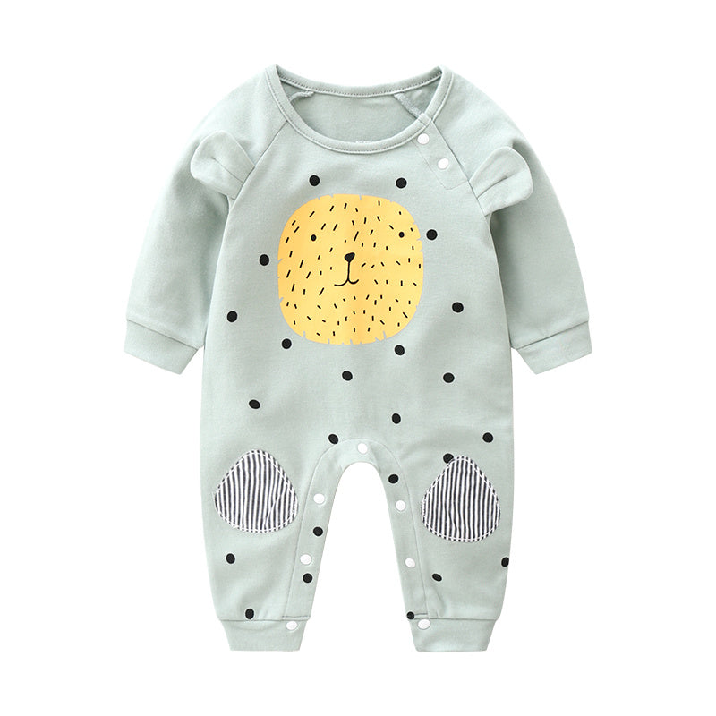 Baby Ctton Long-sleeved One-piece Baby Romper 8
