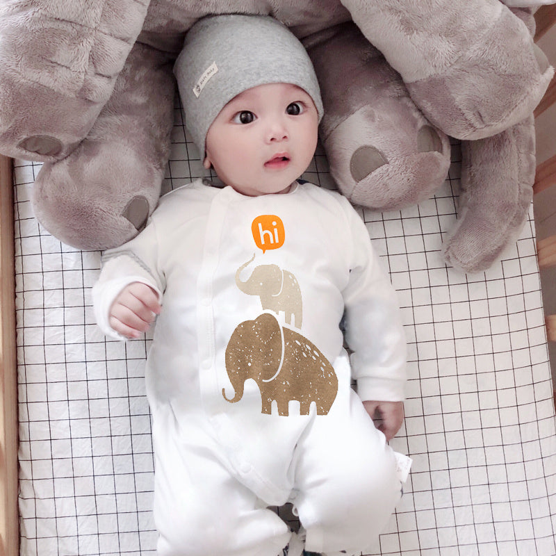 Baby Ctton Long-sleeved One-piece Baby Romper 1