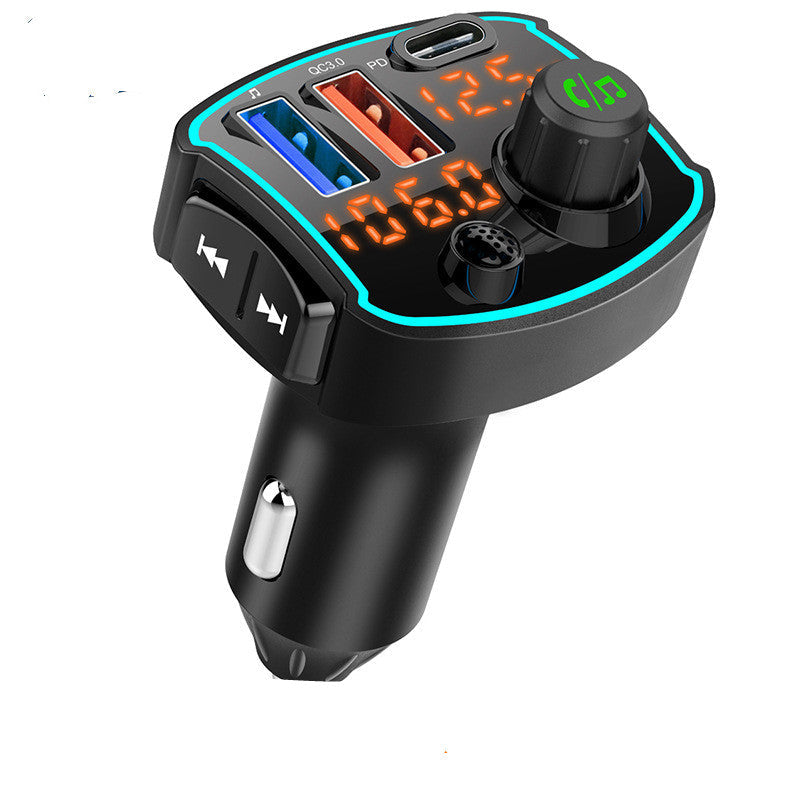 Fast Charging Dual Screen Fm Car Mp3 Bluetooth Player 1