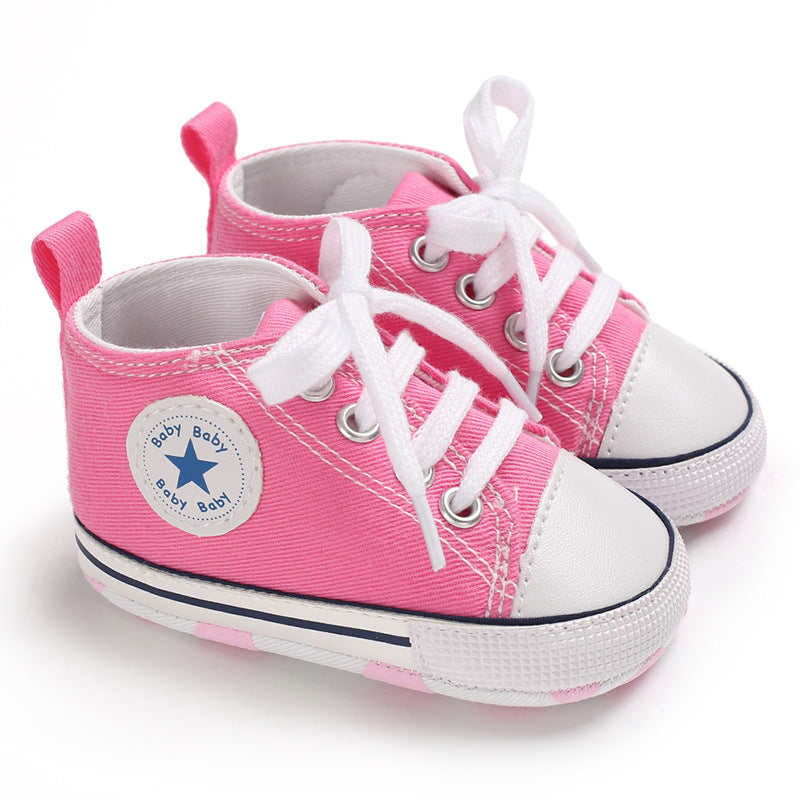 Baby soft-soled shoesBaby shoes canvas shoes 13