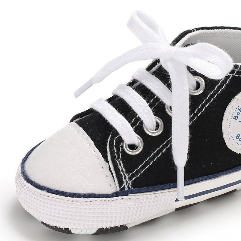 Baby soft-soled shoesBaby shoes canvas shoes 3