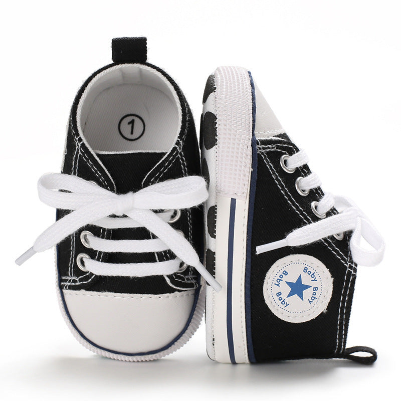 Baby soft-soled shoesBaby shoes canvas shoes 5