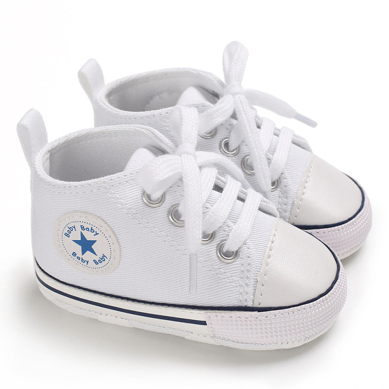 Baby soft-soled shoesBaby shoes canvas shoes 7