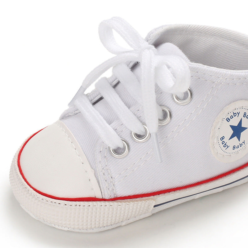 Baby soft-soled shoesBaby shoes canvas shoes 16