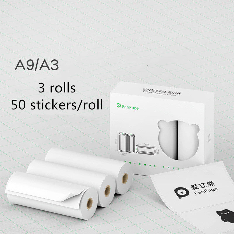 Mini Bliuetooth Wireless Thermal Printer Paper Sticker Label Printer 23