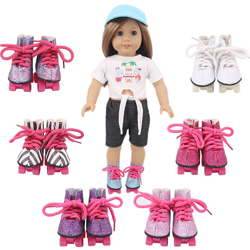 18 Inch American Girl American Girl Doll Shoes Roller Skates 6
