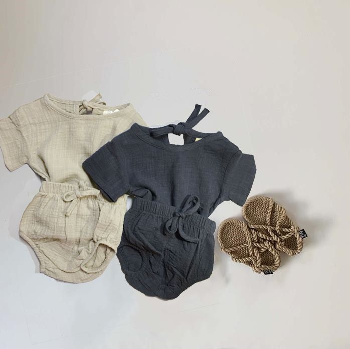 Baby Boy Kids Clothes Summer infant Toddlers Shirt Shorts 1