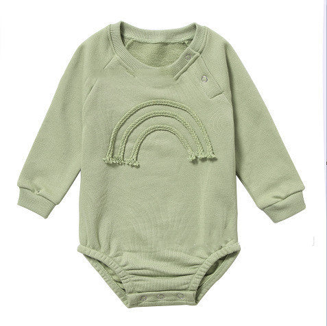 Baby Long-Sleeved Baby Fart Suit One-Piece 5