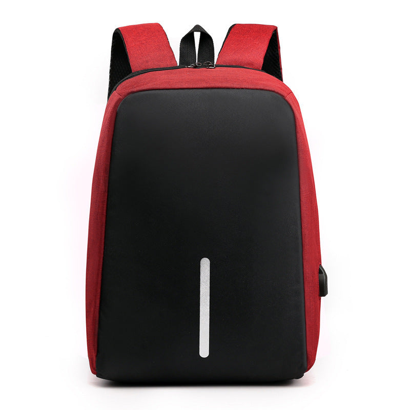fashion new anti-theft backpack casual backpack business men multi-function USB backpack 7