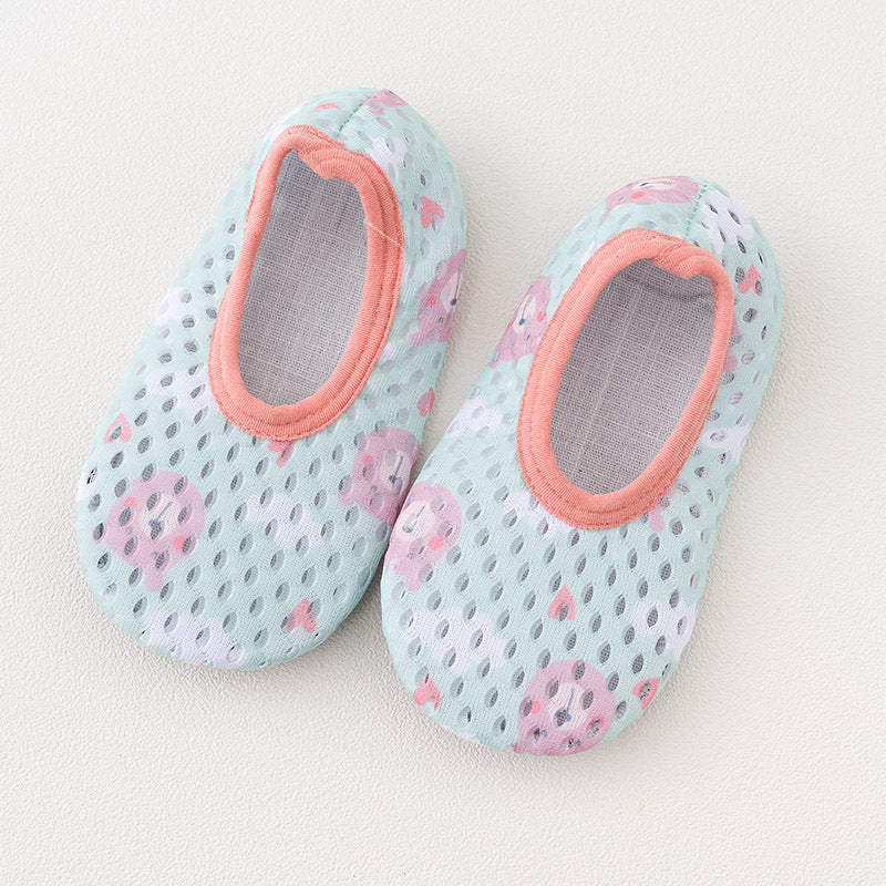 New Baby Girls First Step Shoes Baby Spring Summer Mesh Baby Shoes 4