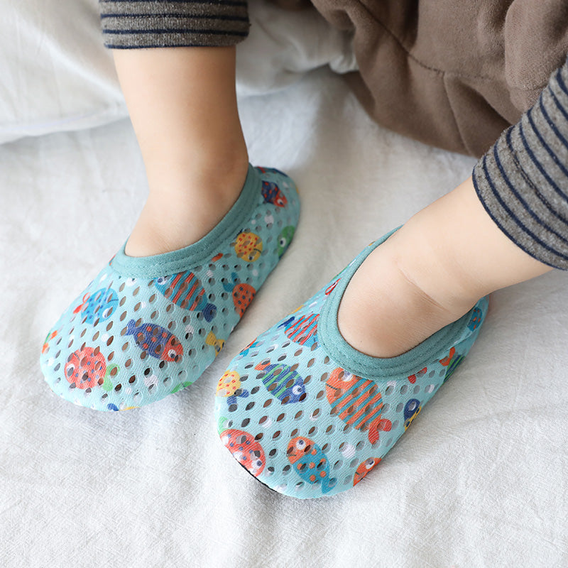 New Baby Girls First Step Shoes Baby Spring Summer Mesh Baby Shoes 7
