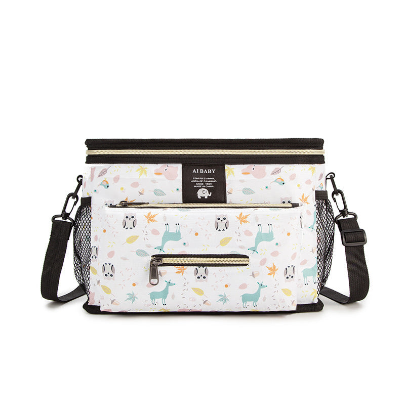 Baby Stroller Bag, Multifunctional Diaper Storage Bag, Diagonal Insulation, Large Capacity 3
