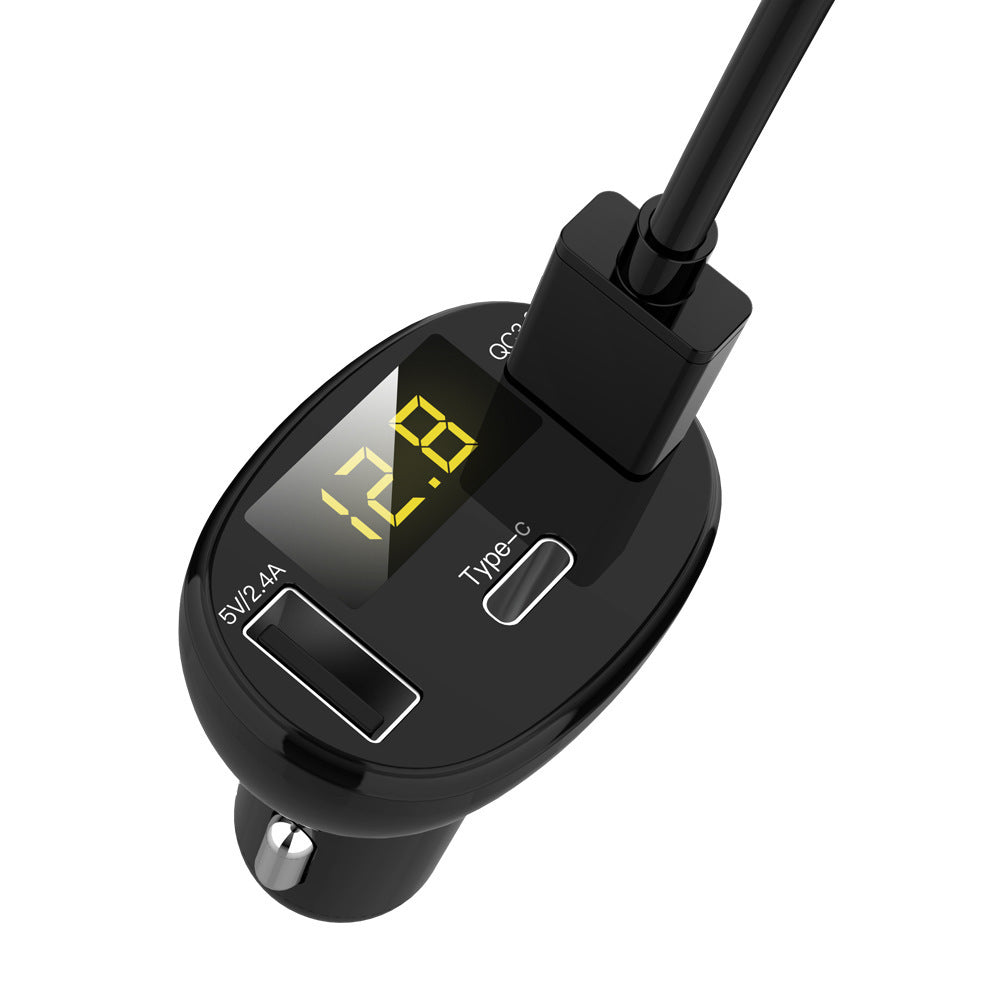 C02 Car Charger Digital Display Car Charger 4