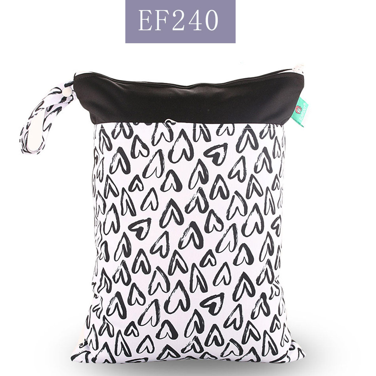 Double Zipper Stitching Cloth Diaper Bag Baby Diaper Bag Storage Bag 11