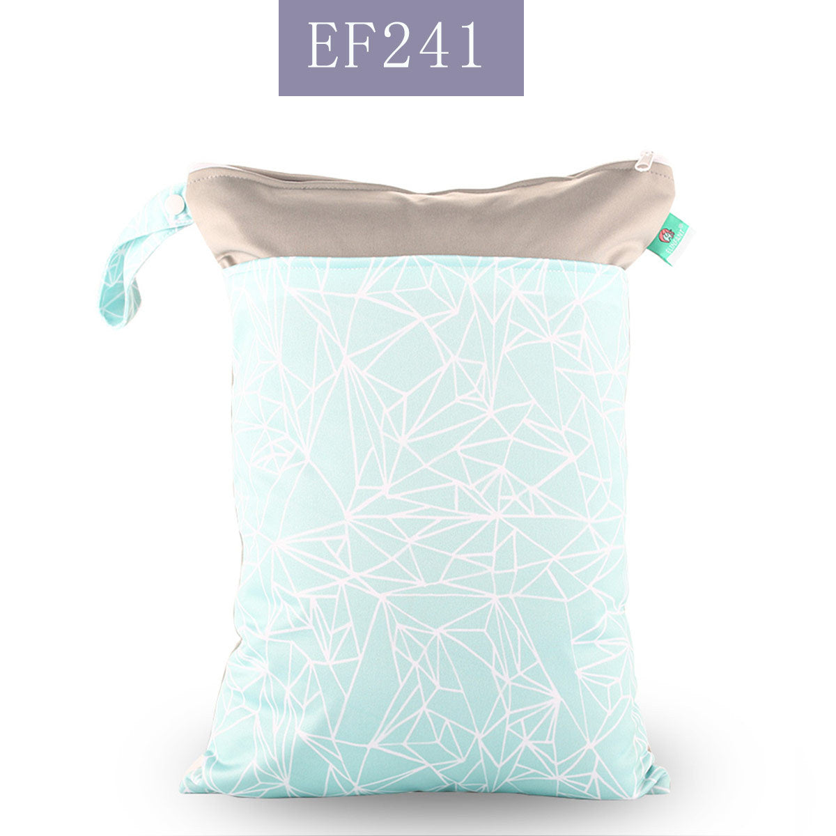 Double Zipper Stitching Cloth Diaper Bag Baby Diaper Bag Storage Bag 3