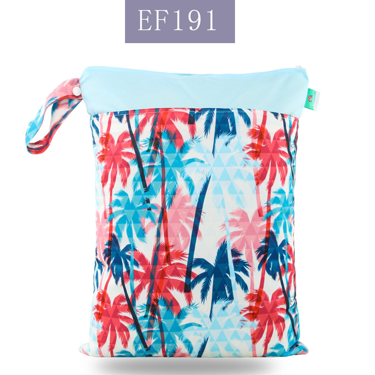 Double Zipper Stitching Cloth Diaper Bag Baby Diaper Bag Storage Bag 5