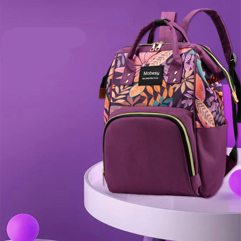 Multifunctional mother bag, baby bag, baby bottle, diaper backpack 2