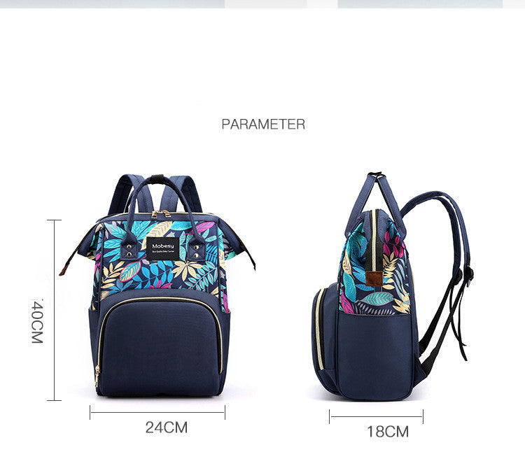 Multifunctional mother bag, baby bag, baby bottle, diaper backpack 4