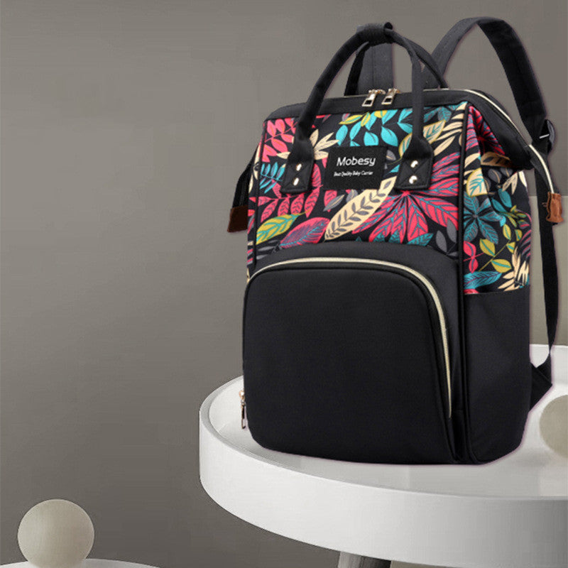 Multifunctional mother bag, baby bag, baby bottle, diaper backpack 7