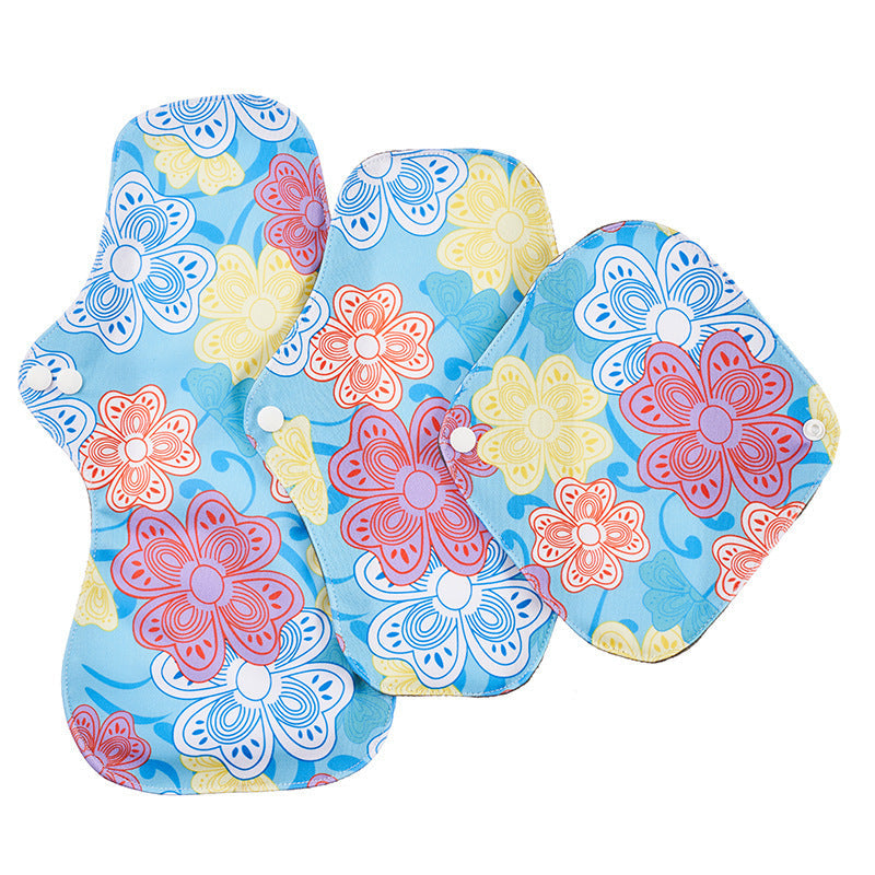 Leak-Proof Bamboo Charcoal Sanitary Napkins Washable Aunt'S Towel 16