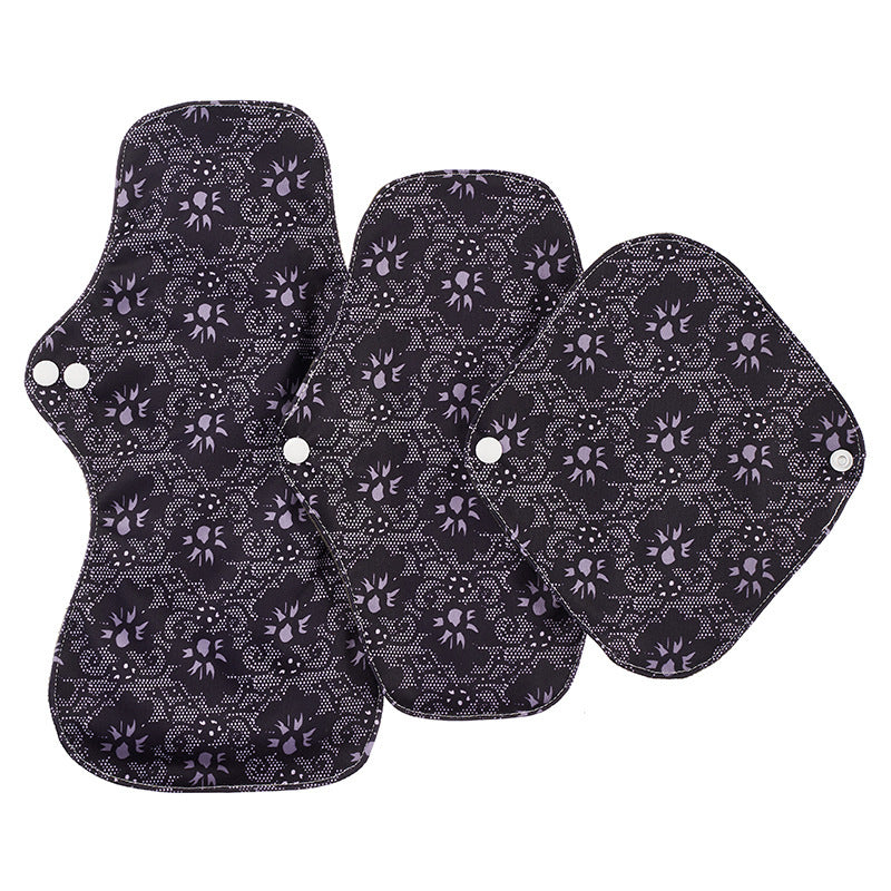 Leak-Proof Bamboo Charcoal Sanitary Napkins Washable Aunt'S Towel 13