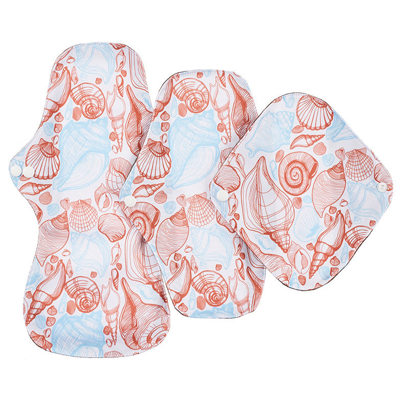 Leak-Proof Bamboo Charcoal Sanitary Napkins Washable Aunt'S Towel 6