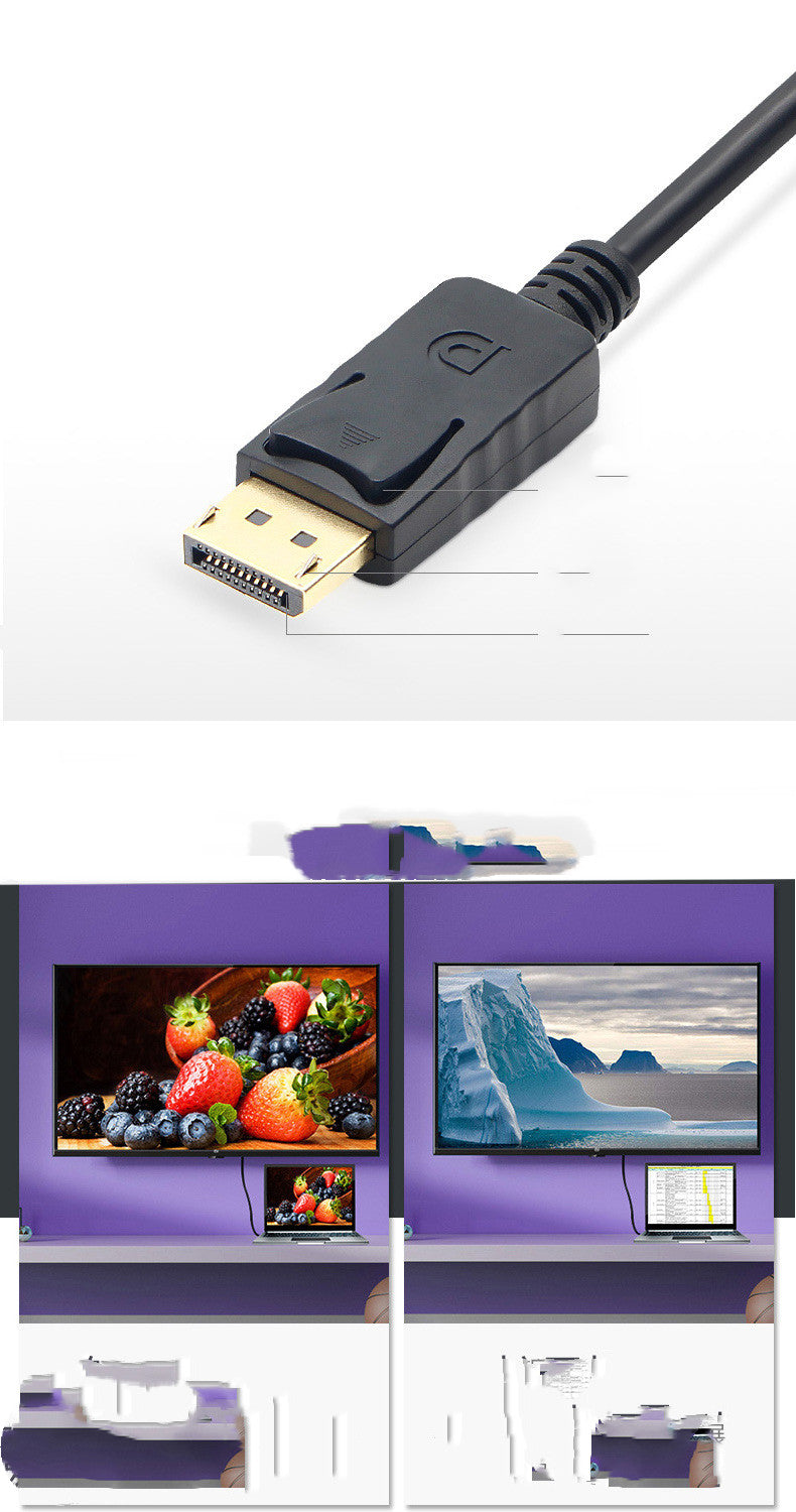 1.8m DP Male To DP Male Extension Cable DisPlayPort Video Cable DP To DP 3