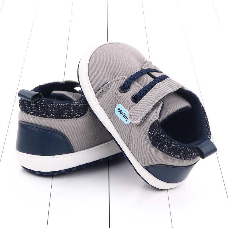 Baby Shoes Soft Sole Baby Shoes Male Baby Velcro Toddler Shoes 4