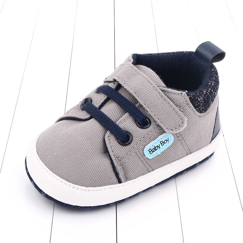 Baby Shoes Soft Sole Baby Shoes Male Baby Velcro Toddler Shoes 2
