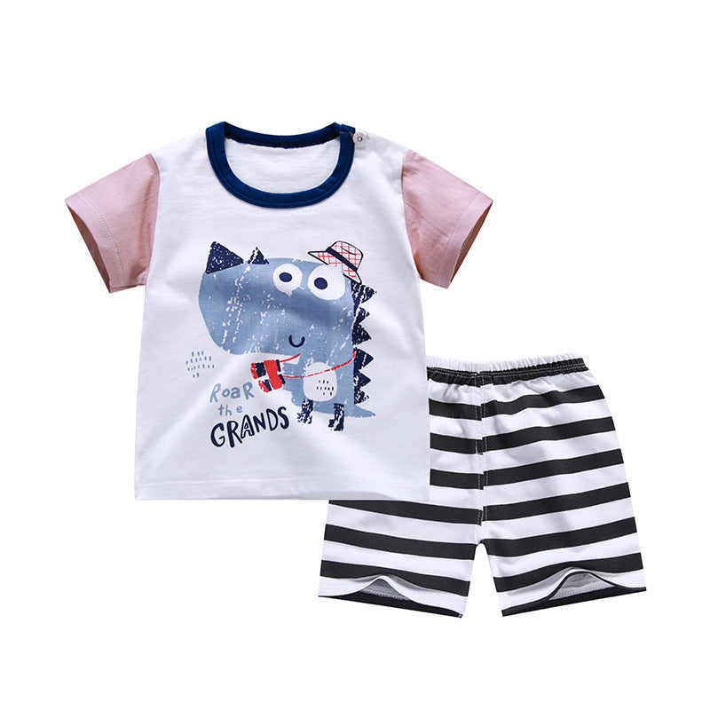 Pure Cotton Boys Korean Baby Clothes Wholesale New T-shirt Girls Kids Clothes 5