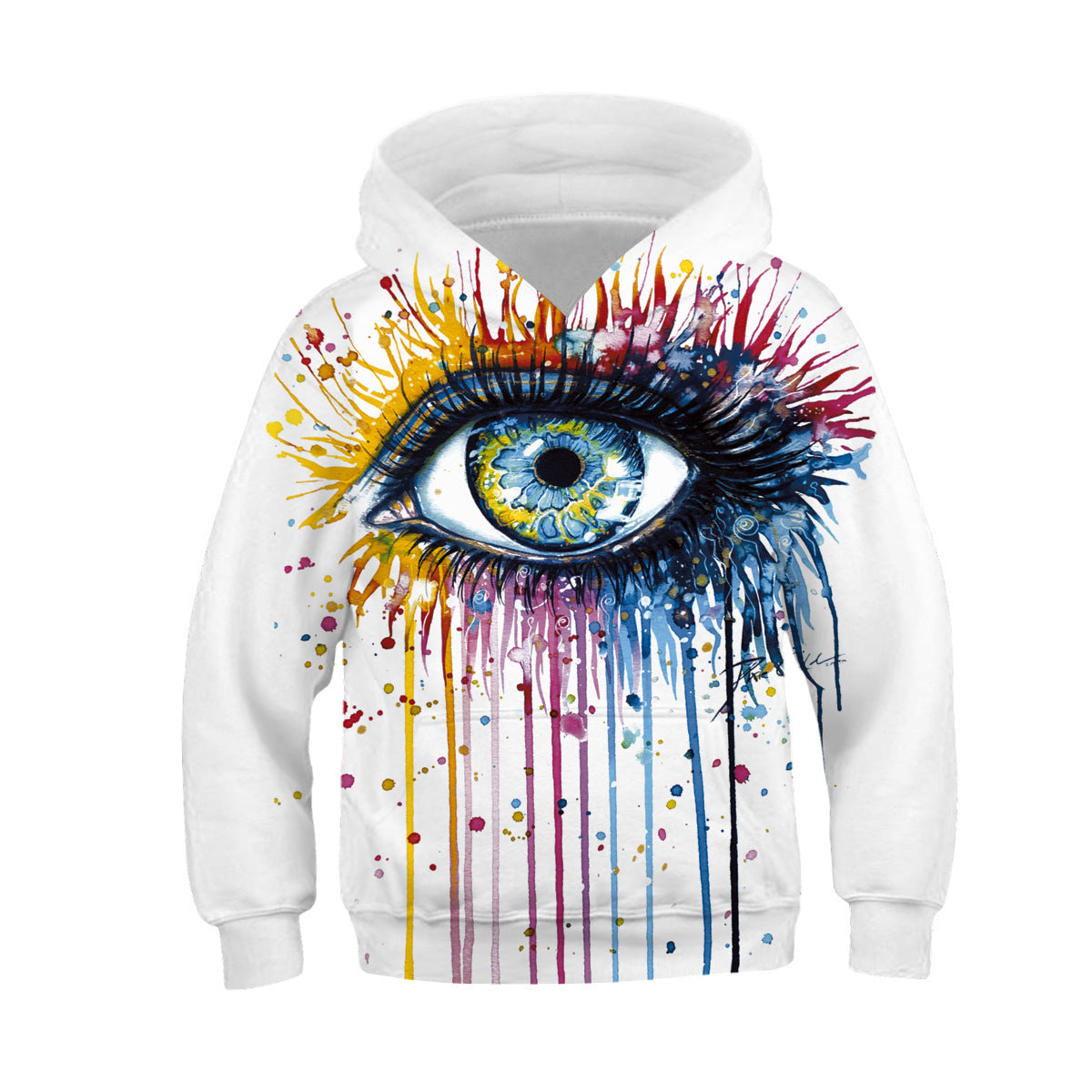 Digital Printed Children's Hooded Sweater For Kids 5
