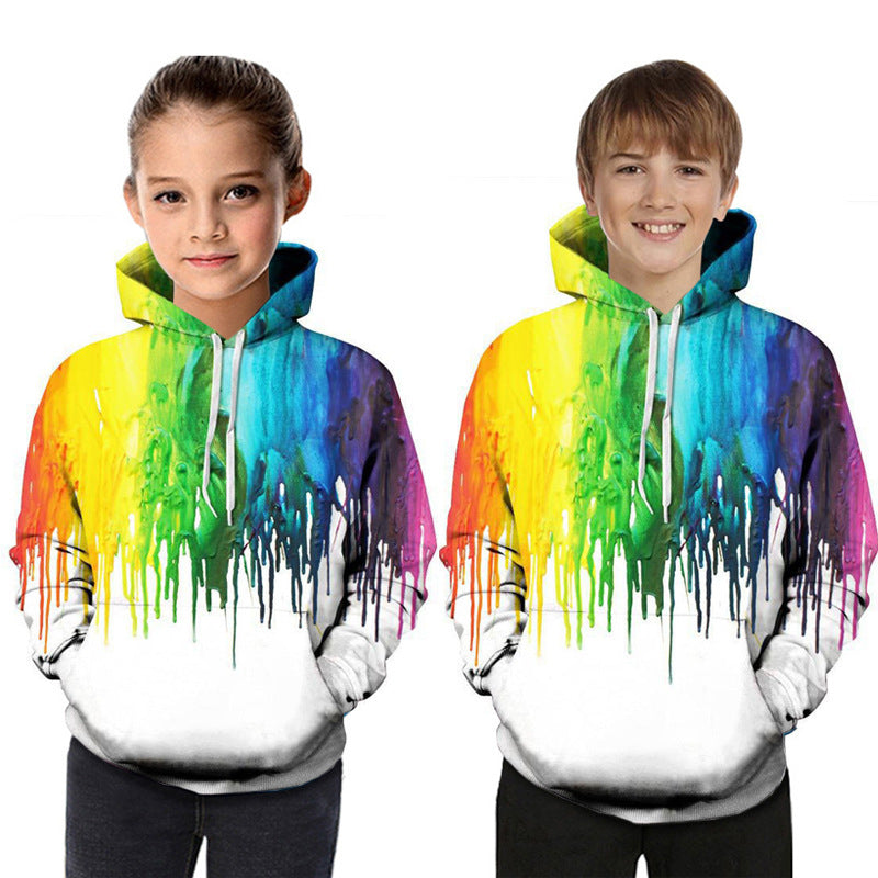 Digital Printed Children's Hooded Sweater For Kids 1
